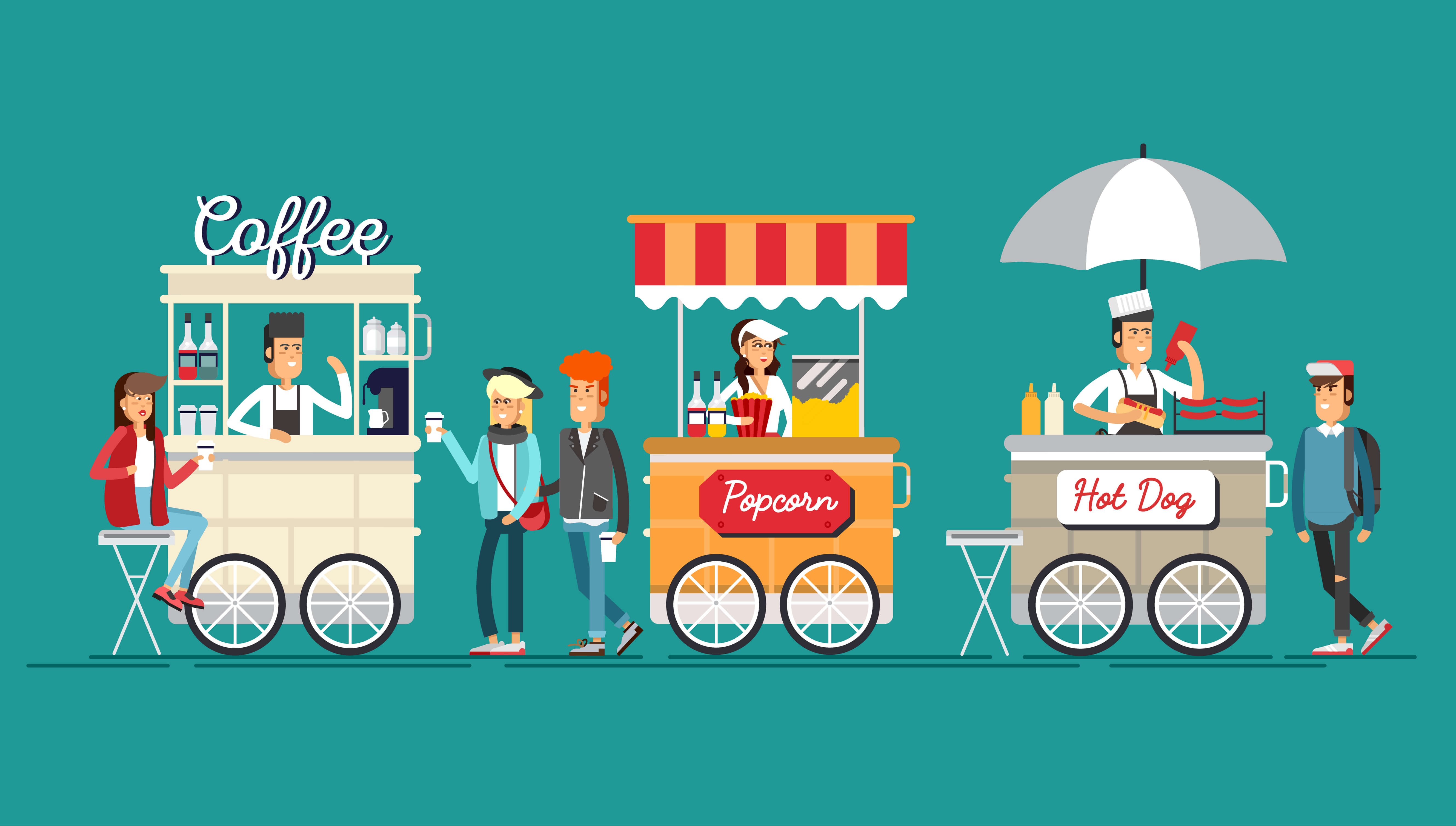 6 Food Carts for your Office Celebration Hizon's Catering